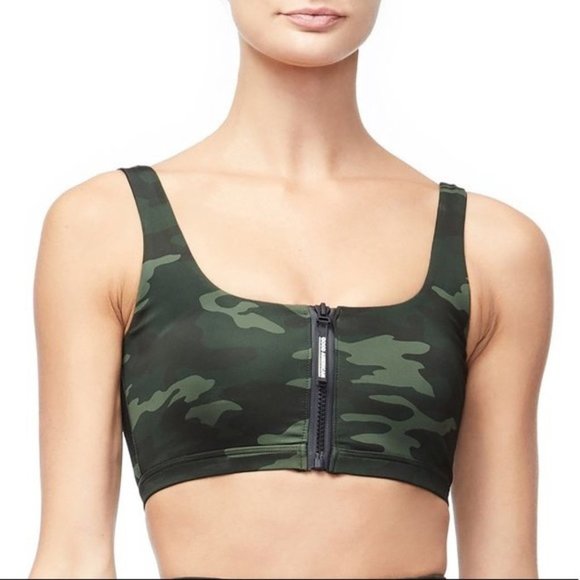 Good American Other - Good American Camo Zip-Up Sports Bra XL-FINAL DROP